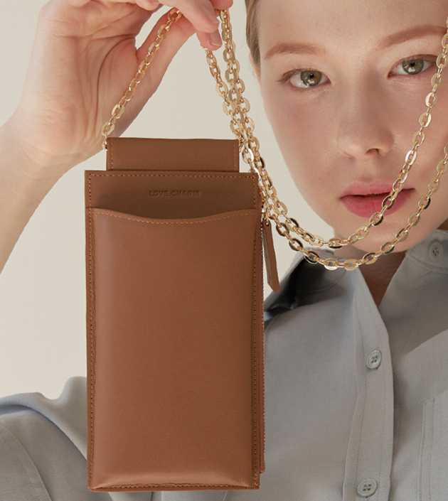 러브참 휴대폰지갑_Brown 2